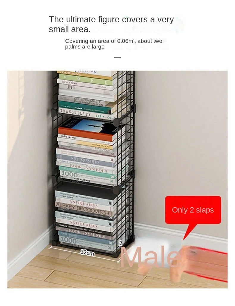 Furniture Bookstore Shelf Floating Bookshelf Bookcase For Books Home Storage Toy Desk Organization Room Shelves Mobile Library