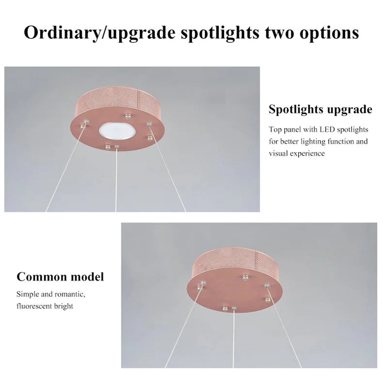 Nordic LED Firefly Ceiling Chandelier Modern Living Dining Room Pendant Lamp Bedroom Hanging Light Lustre Home Decor Fixture2023