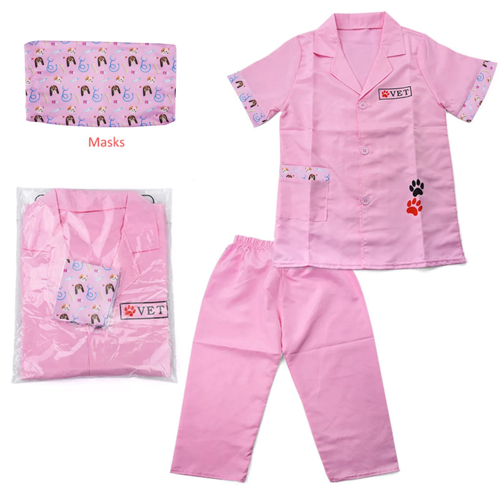Children'S Veterinary Clothing, Kindergarten Professional Role-Playing Performance Costumes, Home Play Performance Costumes