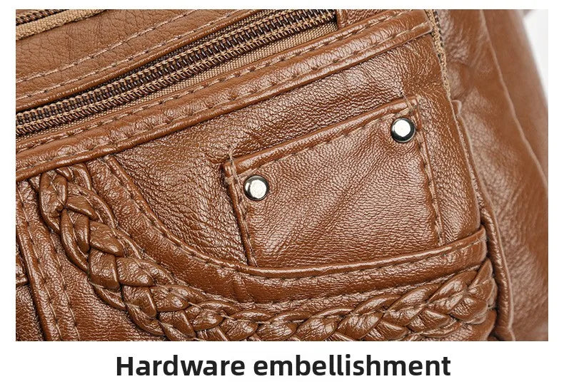 2026 New Ladies Soft Leather Bags High Quality Purses and Handbags Famous Designer Crossbody Shoulder Bag for Women Sac A Main
