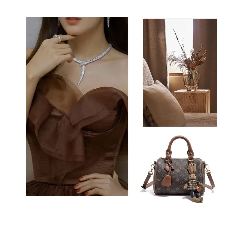FOXER Vintage 2026 Women's Shoulder Handbag Fashion Large Pillow Bag Female Crossbody Bag for Daily & Commute Use