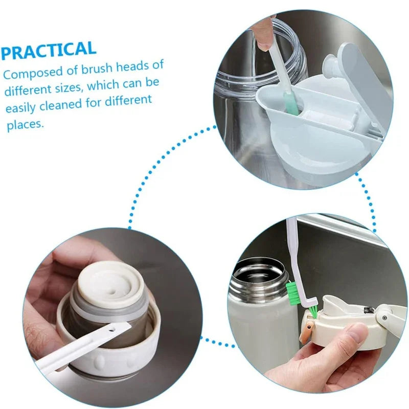 Household Cleaning  Brush Set for Bottle Window Crevice Clean Cleaning Products Cleaning  Brush