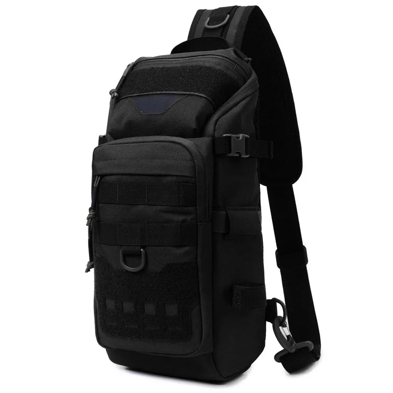 Men Chest Bag Molle Fanny Pack Outdoor Sport Fishing Hunting Camping Hiking Tactical Hook and Loop Fastener Sling Shoulder Bag