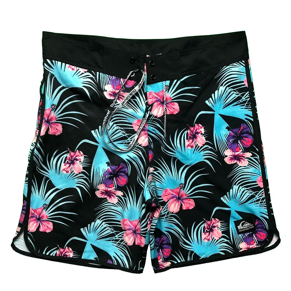 Print men's swimming trunks beach board shorts holiday gym casual shorts sports surf shorts outdoor sports pants Workout pants