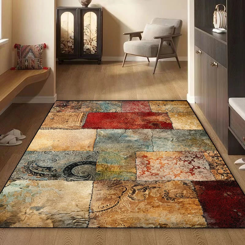 Large Area Carpets for Living Room Easy Clean Non-slip Bedroom Cloakroom Decoration Rugs Washable Sofa Coffee Table Entrance Mat