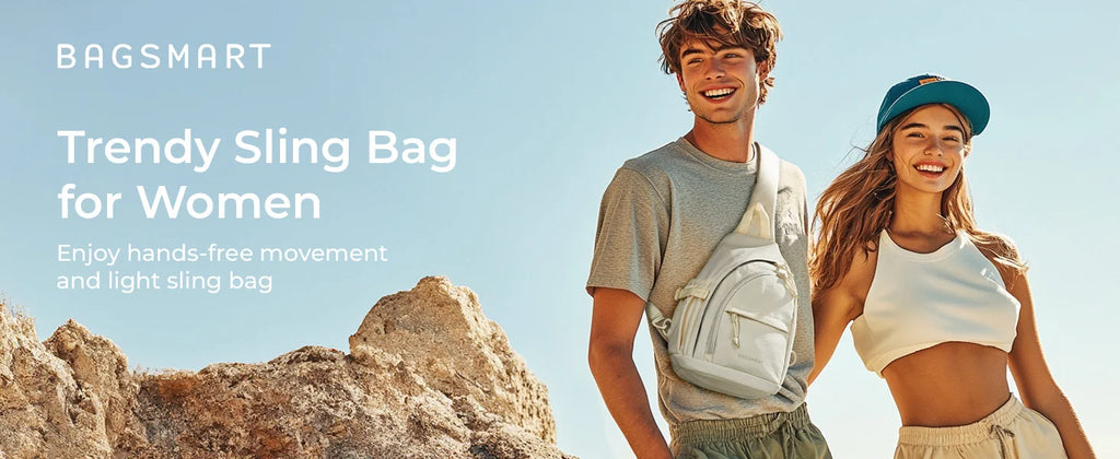 BAGSMART Chest Bag for Men Shoulder Bag Cool Style Casual Lightweight Mini Male Crossbody Bag Perfect for Travel and Daily Use