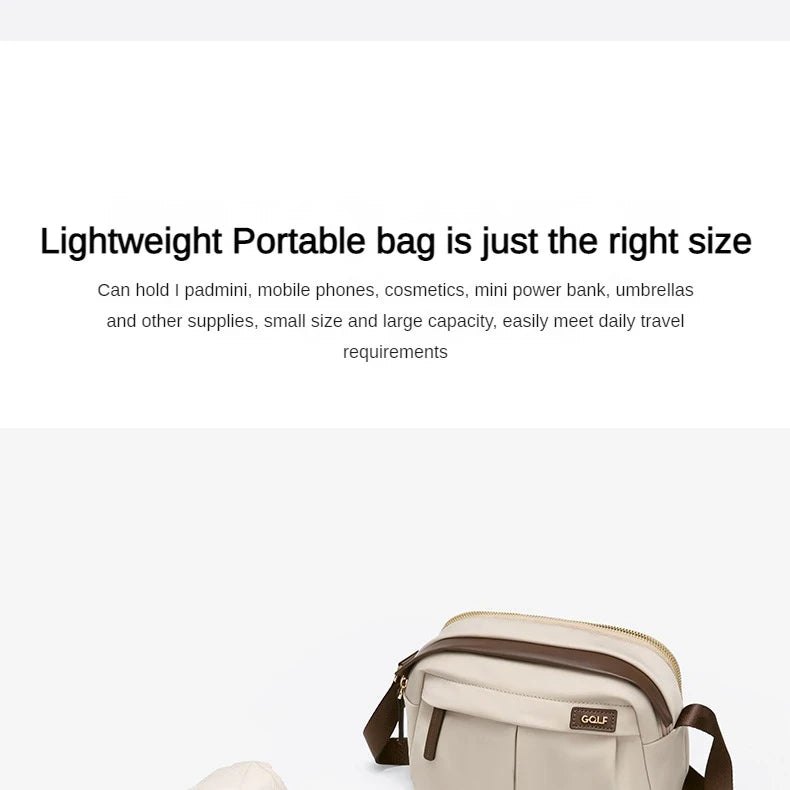GOLF Women's Crossbody Bag 2023 New Lightweight Mini One Shoulder Bag Commuter Mom Bag Zero Wallet