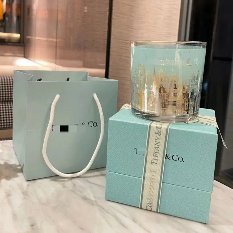 Luxury Fashion Brand Aromatherapy Candles Smokeless Scented Candle Bright Night Fragrance Gift Box Romantic Room Decor Gifts