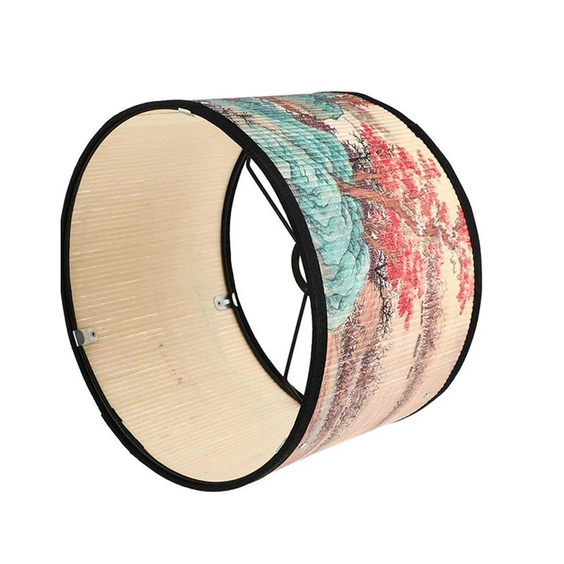 Bamboo Lampshade Chinese Style Ceiling Table Homestay Home Decor Drum Chandelier Wall Lamp Lampshades Bamboo Art Light Shade