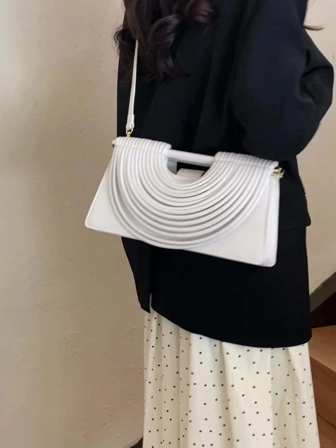 Luxury Evening Handbag For Women Golden Noodle Knot Design Dinner Party Clutch Bag Luxury Designer Square Crossbody Bags