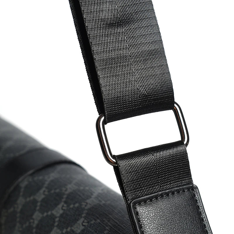 Business Leather Large Crossbody Bag for Men Bags Designer Casual Man Messenger Bag Male Sling Pack Work Shoulder Bag Luxury