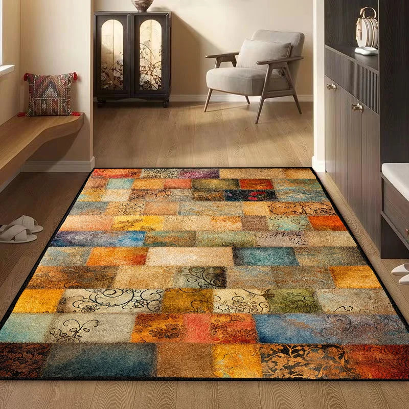 Large Area Carpets for Living Room Easy Clean Non-slip Bedroom Cloakroom Decoration Rugs Washable Sofa Coffee Table Entrance Mat