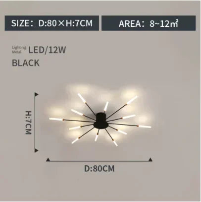 Modern LED Ceiling Lamp Luxury Household Living Dining Room Chandelier Home Decor Bedroom Pendant Light Kitchen Lustres Fixtures