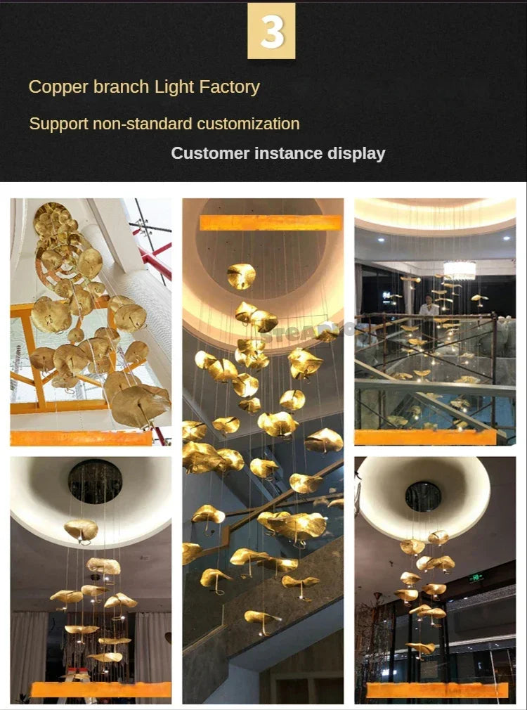 Nordic Modern LED Ceiling Chandelier for Living Dining Room Staircase Pendant Lamp Home Decor Lighting Suspension Design Fixture