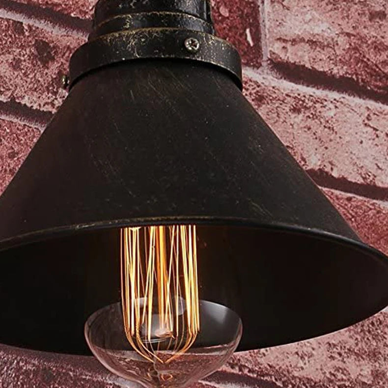 Loft Antique Industrial Aisle Bar Wall Lamp Clothes Shop Balcony Cafe Wall Light Tv Background Home Decor Water Pipe Wall Lamp