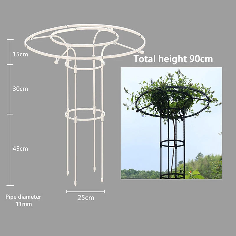 Garden Trellis Umbrella Tower Plant Trellis For Climbing Plants Trellis Support DIY Climbing Trellis Flower Pots Supports