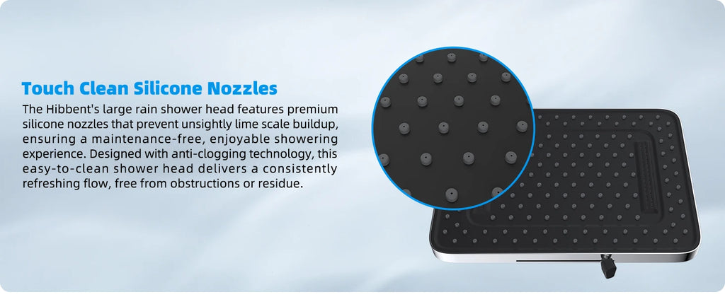 Upgraded 5-spray 13'' Shower Head, High Pressure Rainfall Shower Head, Dual Showerhead Combo with 10-mode Handheld Spray
