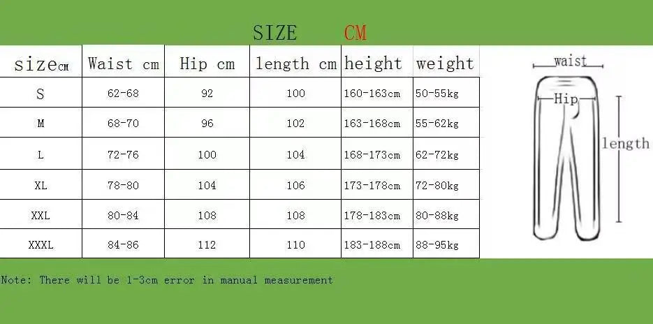 The latest trend in men's and women's sports pants is gothic streetwear, sporty and casual, fleece warm pants, and clothing