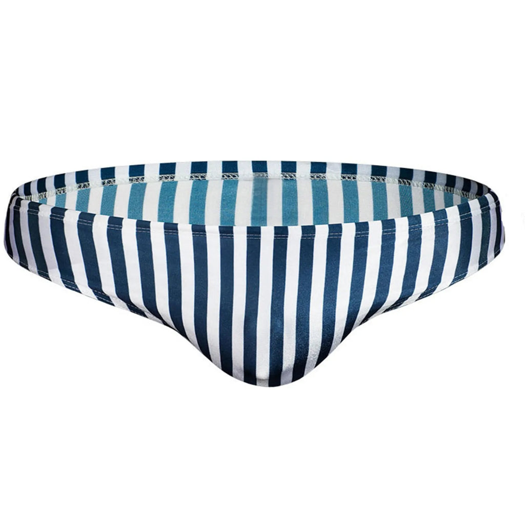 Men's Swim Trunks Sexy Striped swimming trunks Sexy Beach mens bikini underwear Hot Spring Pool Swim Trunks Male swimming briefs