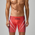 Men's Swimming Trunks Print Quick-Dry Slim-Fit Athletic Swimming Shorts Beach Water Sports Wear