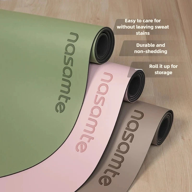 Non-Slip Yoga Mats Pure Color Rubber - Professional Studio Equipment for Women Fitness, Pilates Thick Exercise Mat 요가매트