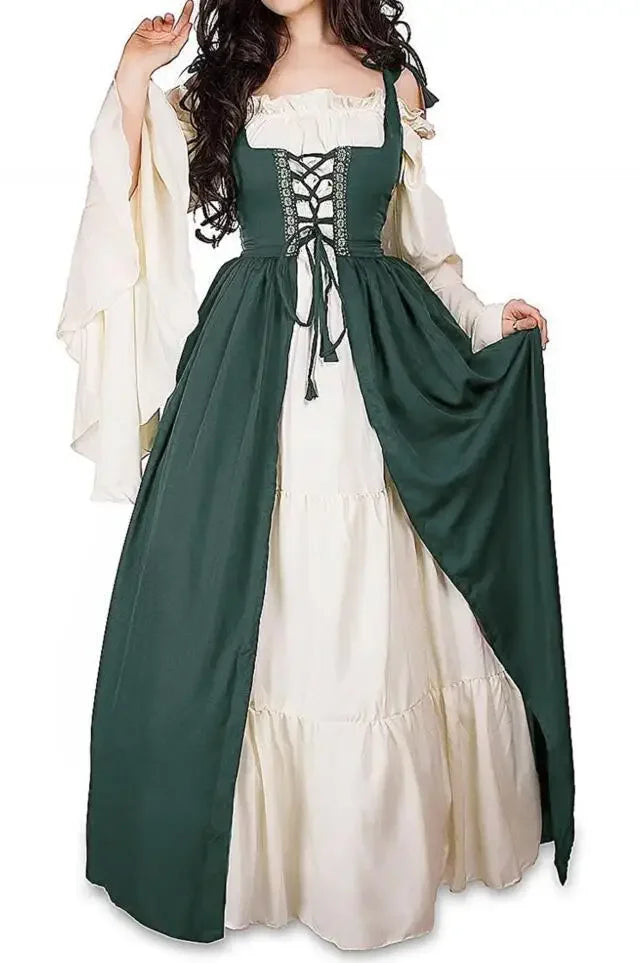Cosplay Womens'S Medieval Renaissance Costume Cosplay Over Suit Dress Vest Victoria Princess Steam Punk Strap Plus Size