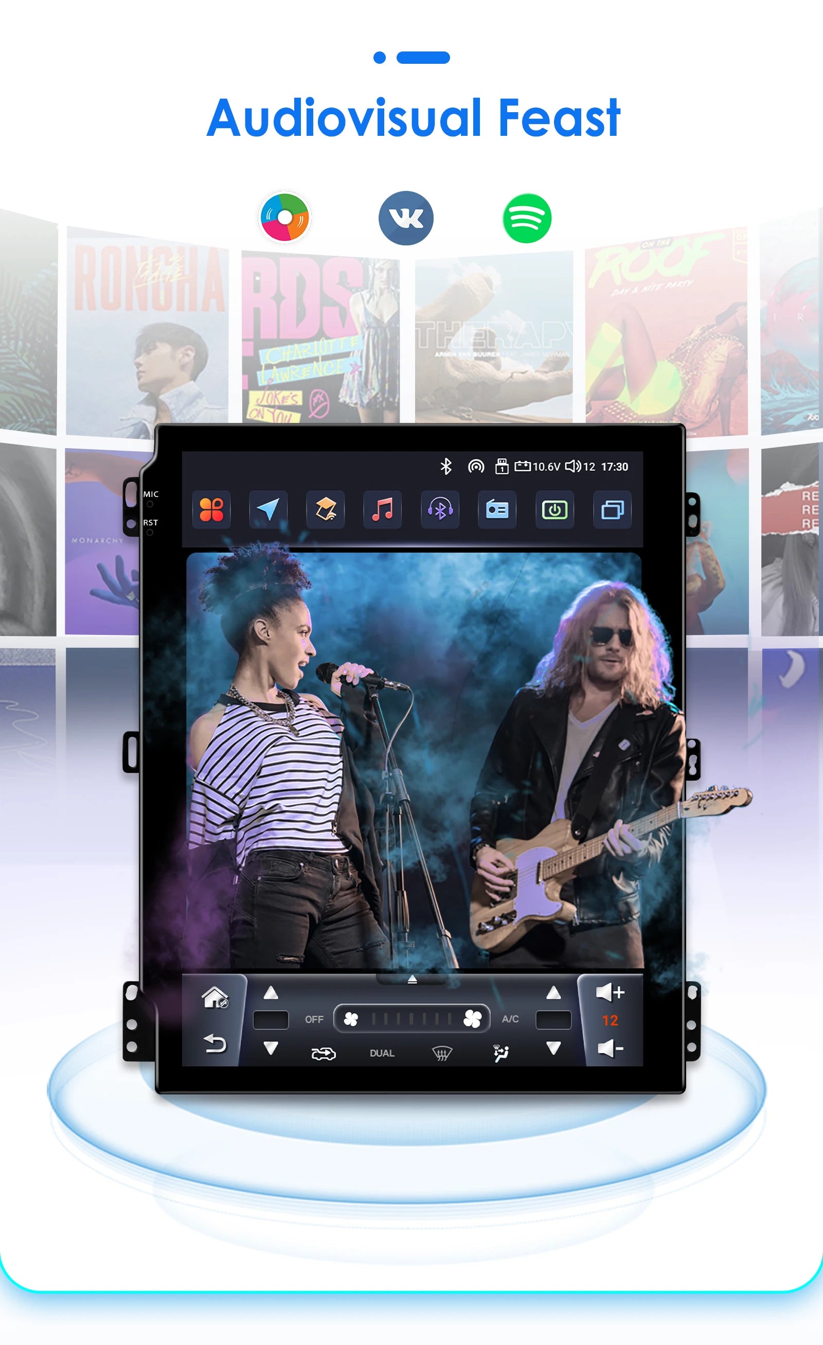 9.7"Carplay Android Auto Car radio for Ford Fusion Mondeo mk5 2013-2019 multimedia car intelligent systems GPS navi Screen Audio