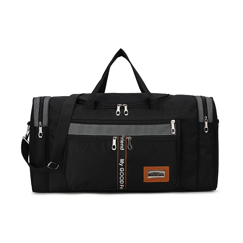Travel Bag Large Capacity Handbag Portable Outdoor Carry Luggage Convenient Practical Male's Weekend Duffle Bags Random Letters