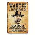 Arthur for Vintage Metal Poster -  Wrought Iron Wall Art, Fade and UV Resistant, Pre-Riveted Easy Hanging, Perfect fo