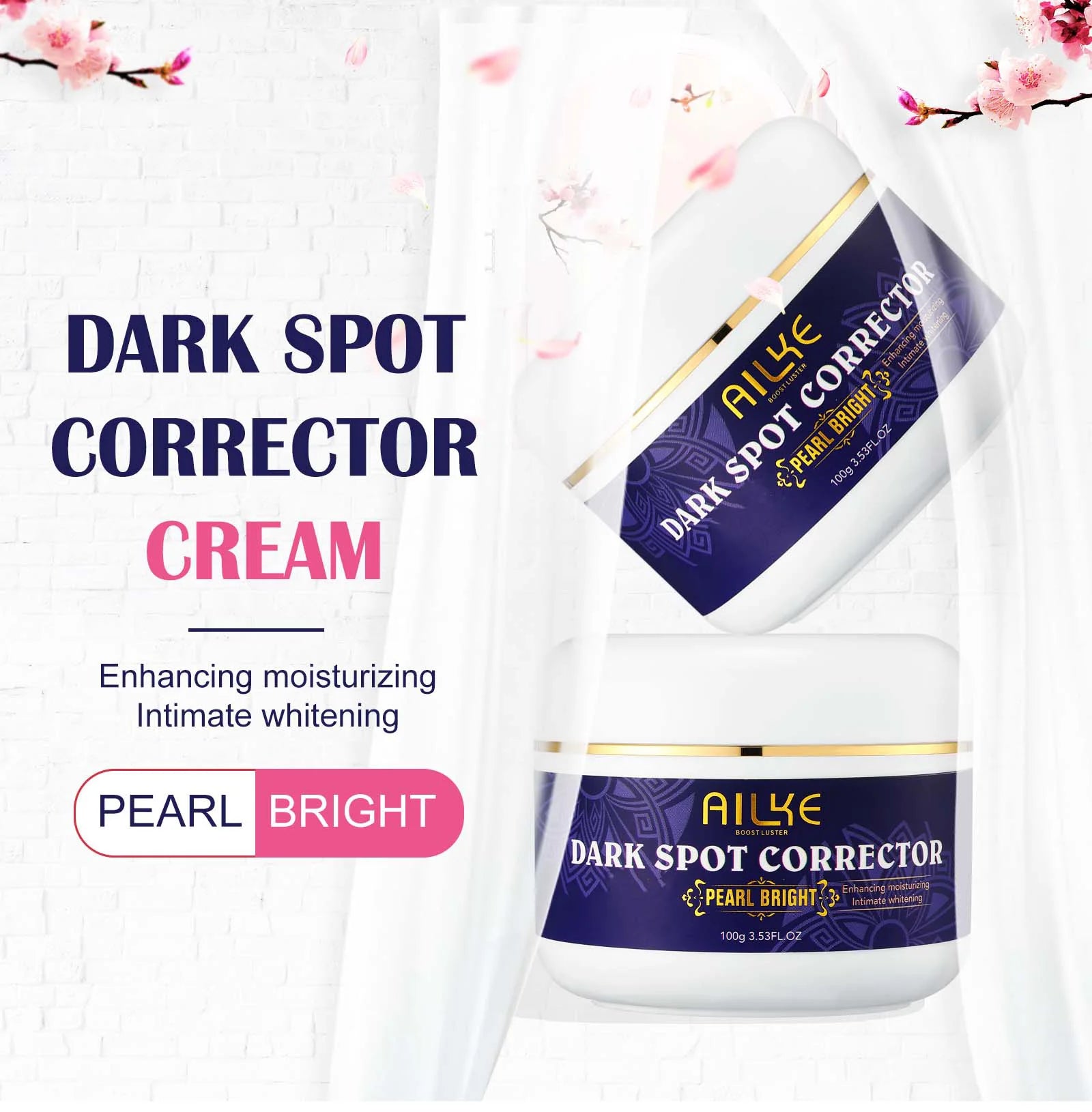 AILKE Double Glutathione Whitening Daily Skin Care, Clean Skin, Lightening, Even Toning, Remove Melanin, For All Skin Types