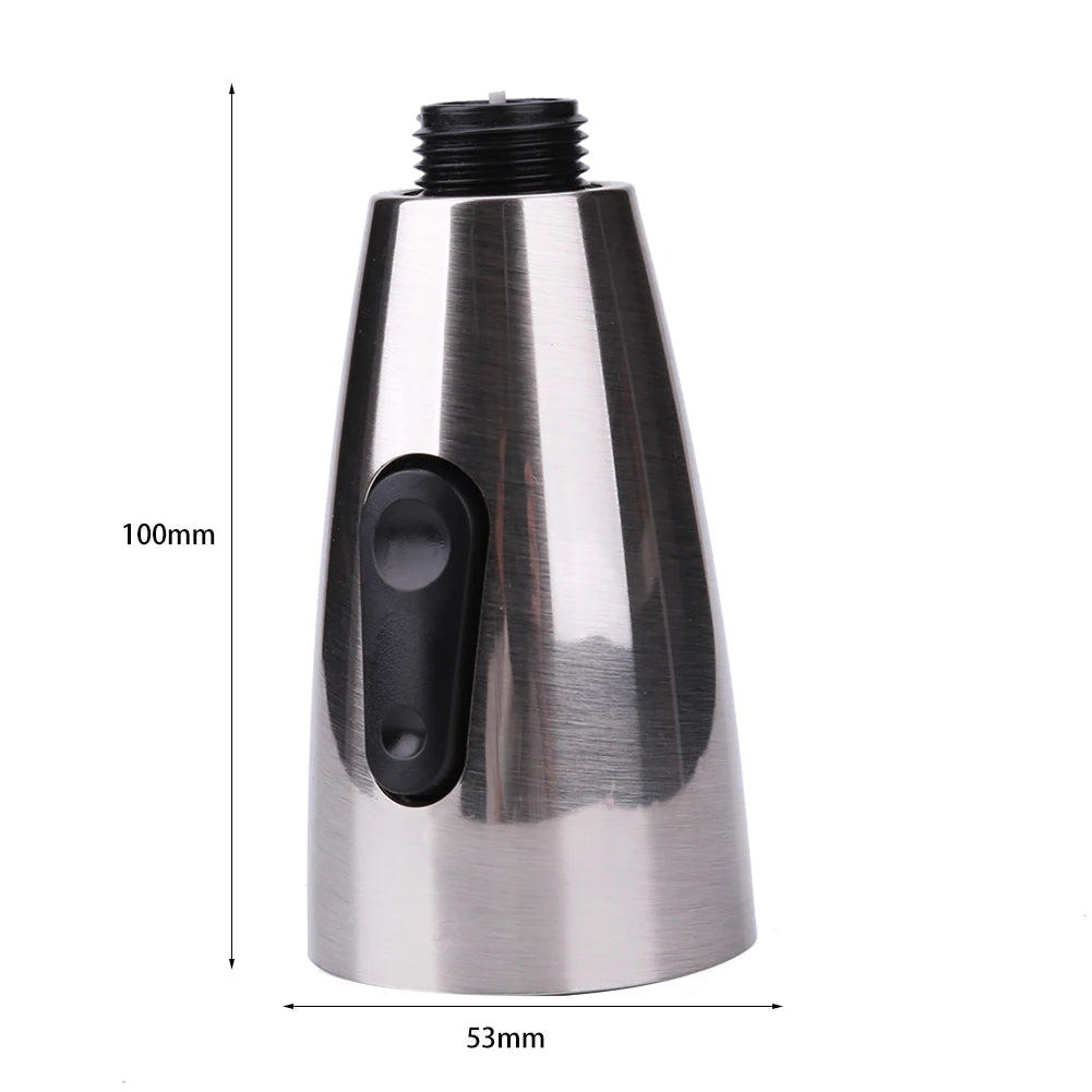 Stainless Steel 360 Degree Rotating Kitchen Bathroom Faucet Head 2Modes Adjustable Sink Basin Filter Tap Pull-Out Nozzle Sprayer