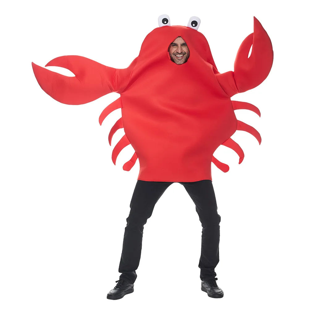 Spot Party Funny Performance Costumes Marine Life Shrimp Soldiers Crab General Cos Costume Red Crab Lobster