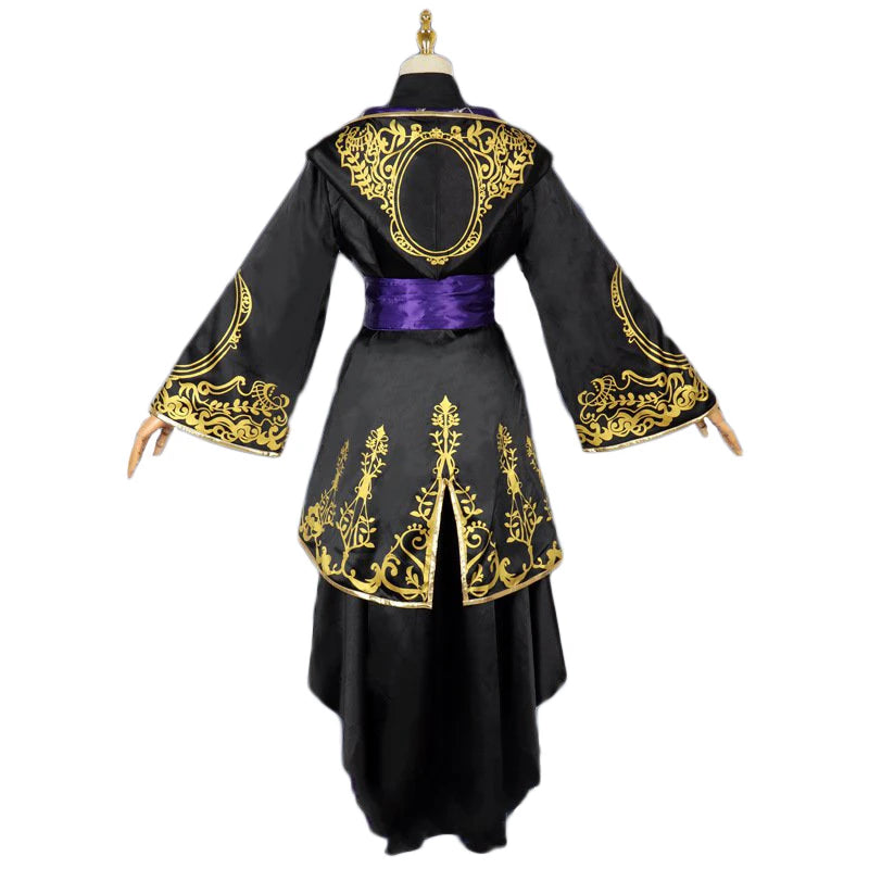 Riddle Cosplay Costume Black Fancy Cloak Carnival Party Costume Halloween Uniform