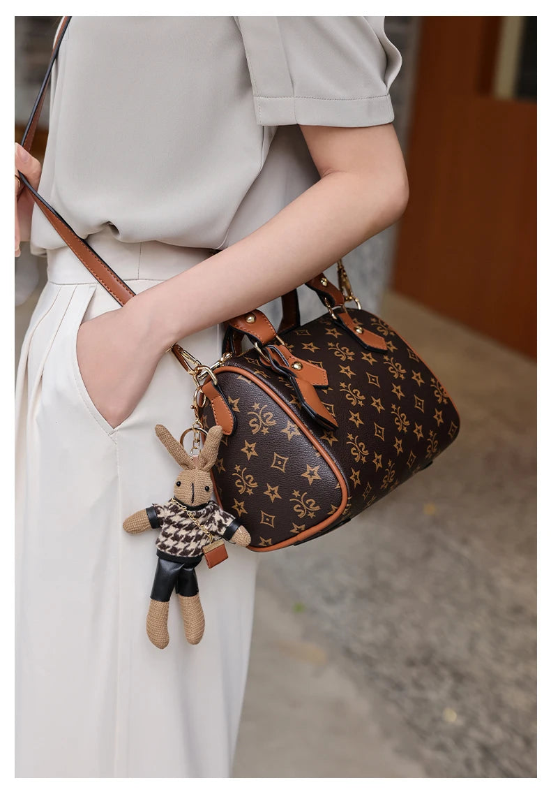 FOXER Vintage 2026 Women's Shoulder Handbag Fashion Large Pillow Bag Female Crossbody Bag for Daily & Commute Use