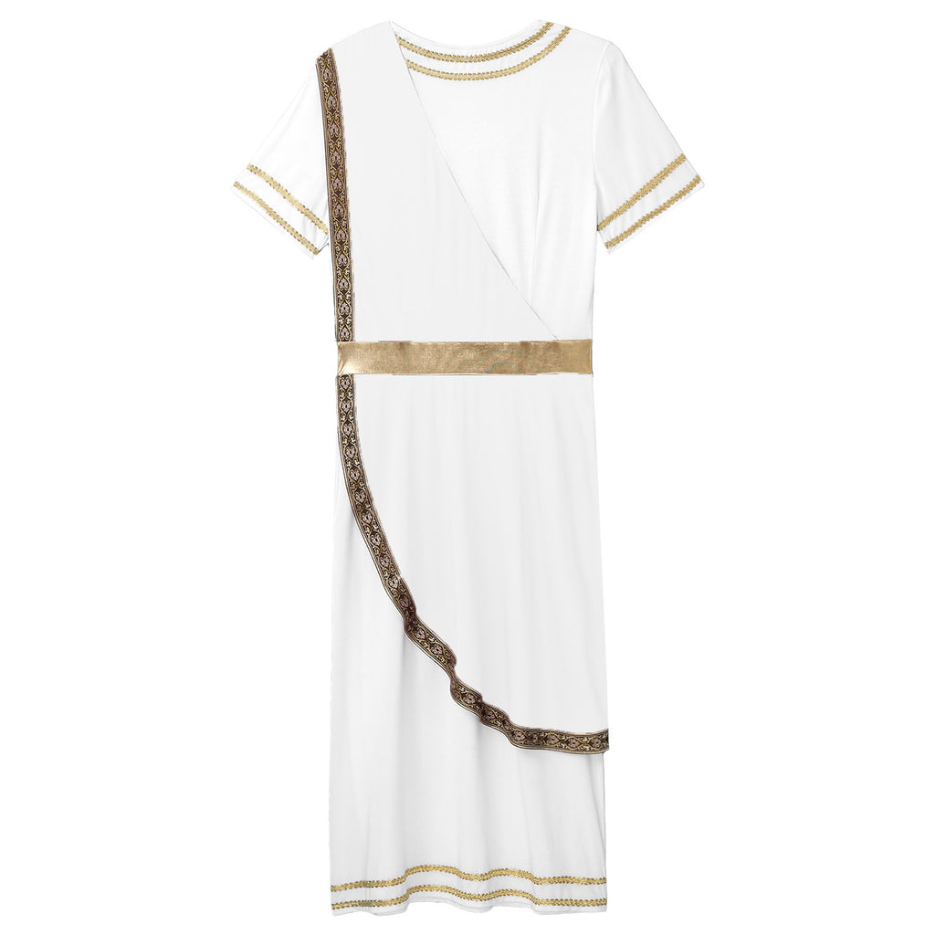 Mens Ancient Greek God Cosplay Outfit Roman Robe Costumes Ancient Greek Toga Spartan Dress Up Retro Vintage Warrior Clothing