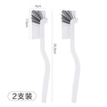 Cleaning Cup Brush Japanese Style Sink Brush  with Long Handle Elbow Design Tail Hole Wall Hanging Crevice Cleaning Accessories