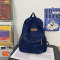 New Men's and Women's Denim Backpack Large Capacity Laptop Bag Travel Backpack College Student Backpack
