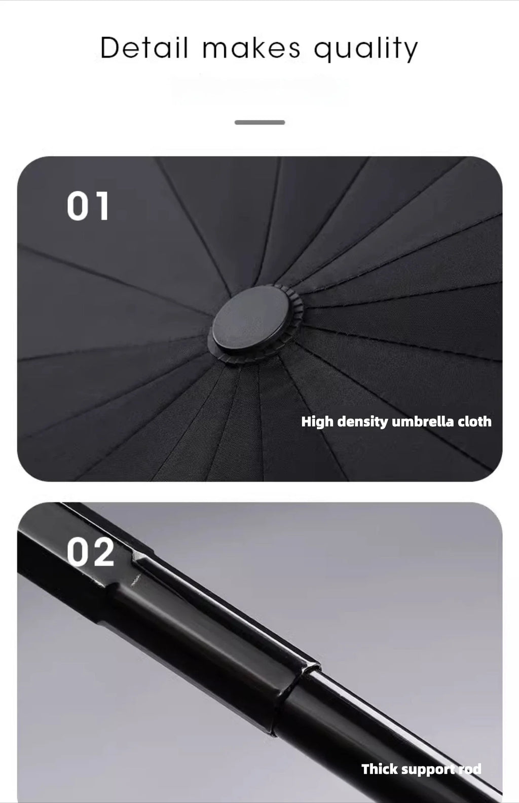 Super Large 140CM Automatic Folding Umbrella for Man and Women, Windproof Strong Reinforce Sun and Rain Big Umbrellas Parasol