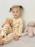 1-6T Toddler Kid Baby Boy Girl Clothes Set Cotton Infant Homewear Casual Top Pant Suit Childrens 2pcs Pajamas Set Outfit