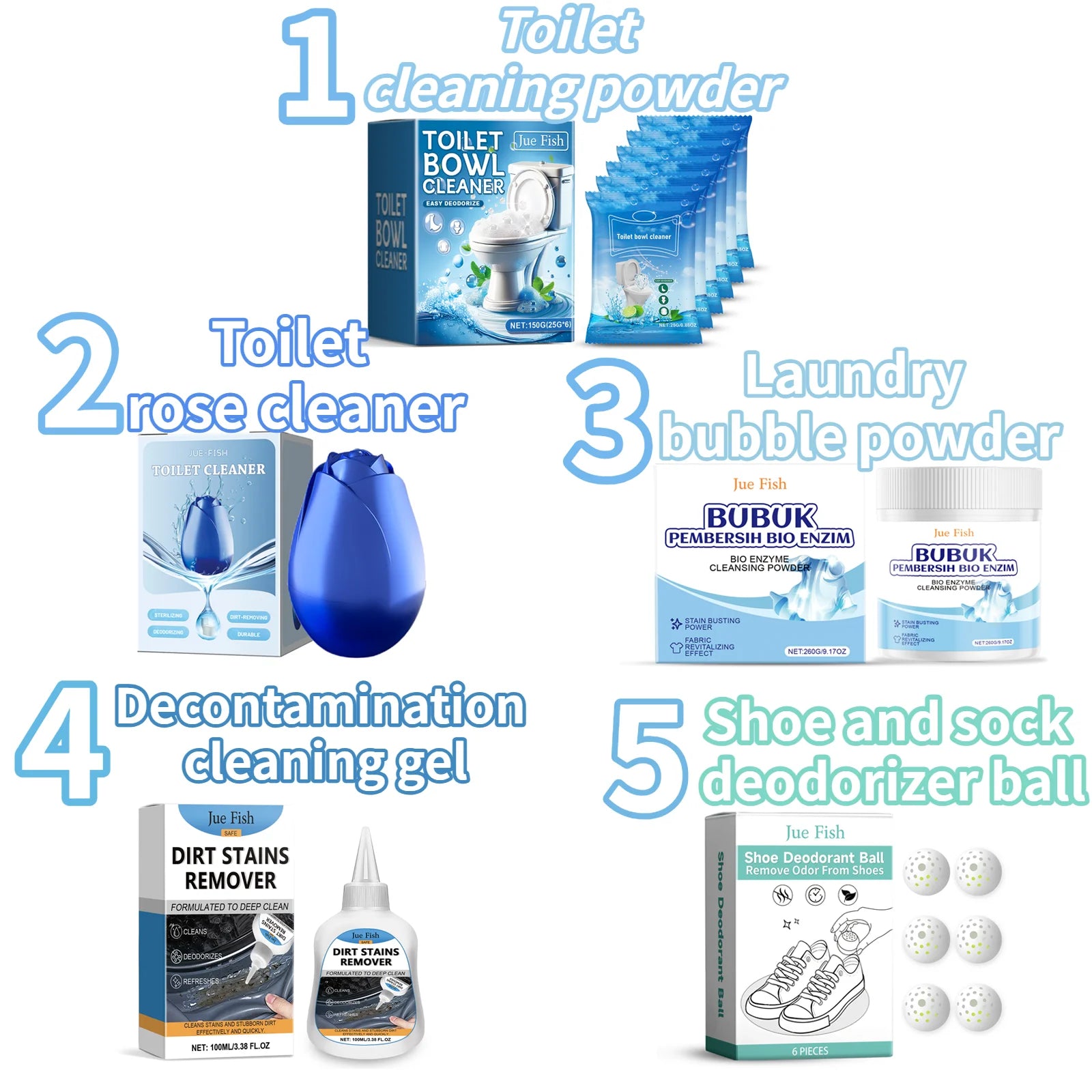 Home Cleaning Series Bathroom Clothing Shoes Socks Toilet Deep Penetrating Cleaning Durable Cleanliness Gentle And Hand Friendly