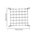 Trellis Net for Grow Tent Elastic Hydroponics Support Plant Net with Hooks Growing Net 44 Inch Grid Heavy-Duty Construction