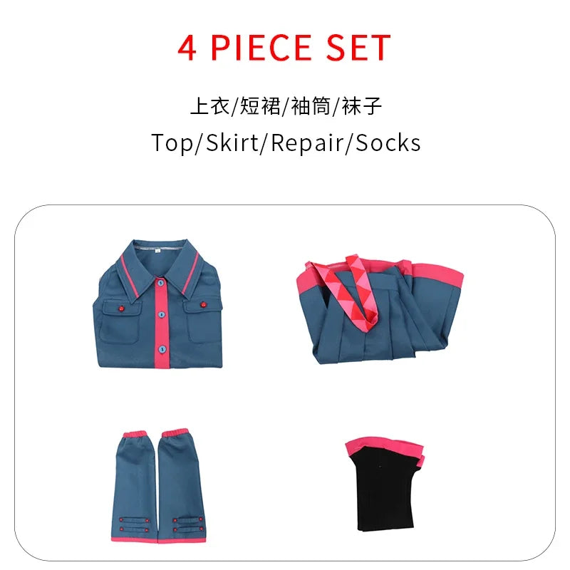 Anime Mikuu kasane Teto Cosplay Costume Women Men Grey Pink Dress Cosplay Halloween Costume Cosplay Made Accessorie props