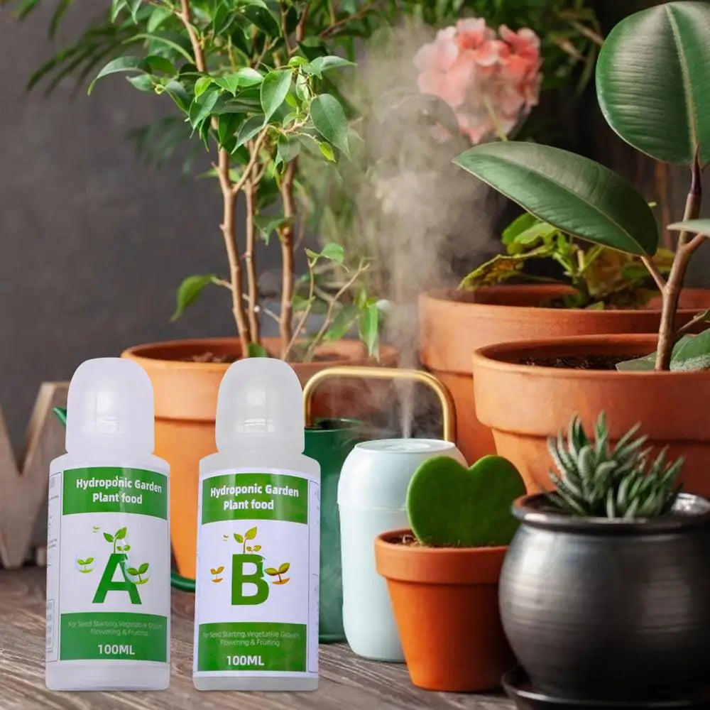 Fertilizer A and B Hydroponic Garden Plant Food Plant Fertilizer For Flowers Vegetables Grass Nutrients Garden Plant Using