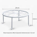 24cm Heavy Duty Metal Rustproof Iron Plant Stand Flower Pot Base Holder Home Garde  Indoor Outdoor Plant Display