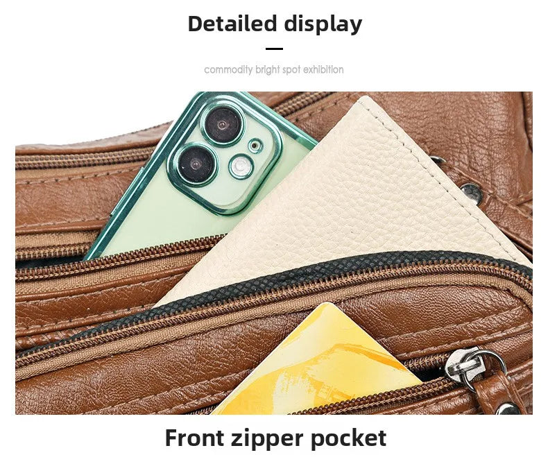 2026 New Ladies Soft Leather Bags High Quality Purses and Handbags Famous Designer Crossbody Shoulder Bag for Women Sac A Main