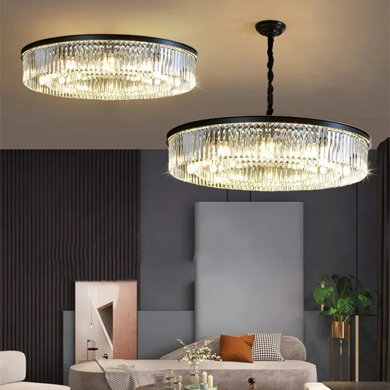 American Rustic Style Industrial Retro Led Chandelier For Living Room Dining Bedroom 2024 Modern Home Decor Pendant Ceiling Lamp