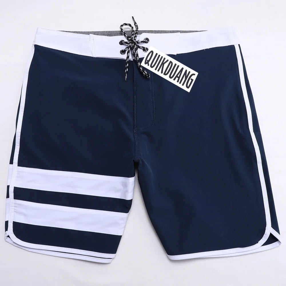 New Fashion Men's Waterproof Stretch Surf Pants Quick-Dry Bermuda Boardshorts Casual Spandex Swimming Trunks Beach Shorts T04