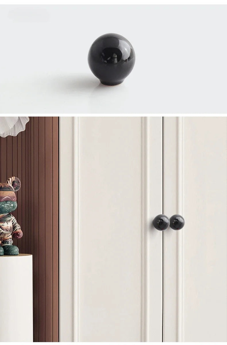 Furniture Handles Cabinets Kitchen Cabinets Doors Dressing Tables Bookcases Drawers Shoe Cabinets Single Hole Ceramic Handles