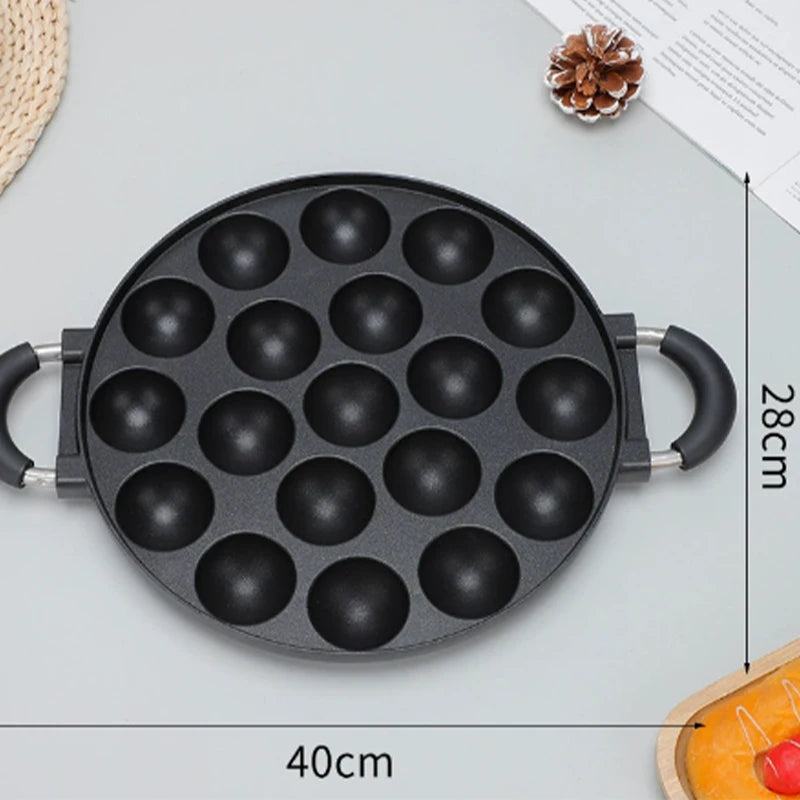 Cooking Cake Pan Cast Iron Omelette Pan Non-Stick Cooking Pot Breakfast Egg Cooker Cake Mold Kitchen Cookware Kitchenware