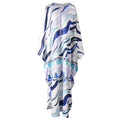 Women's Clothing Elegant Dress Robe Casual Comfortable Breathable Long Vestidos Fashion Loose Round Neck Printed Dress New